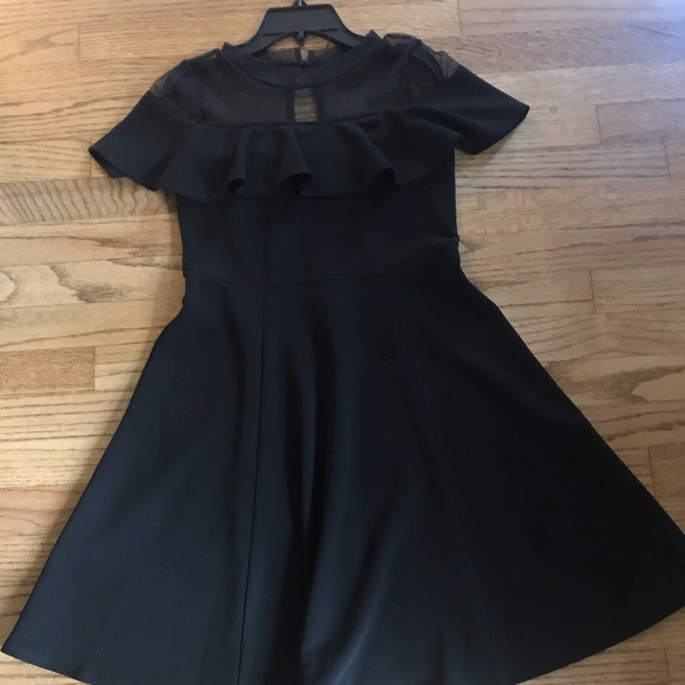 Girls Black Party Dress